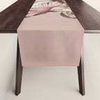 Floral Flamingo Romantic Serenade Table Runner Gallery Image 1