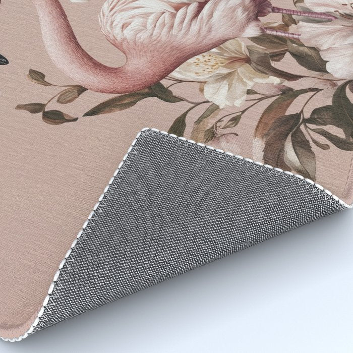 Floral Flamingo Romantic Serenade Rug Gallery Image 4