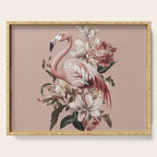 Floral Flamingo Romantic Serenade Serving Tray Gallery Image 1