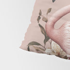 Floral Flamingo Romantic Serenade Pillow Sham Gallery Image 4
