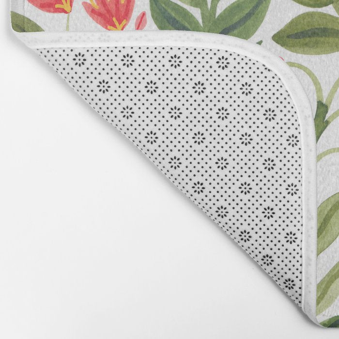 Blooming Flowers Bath Mat Gallery Image 2