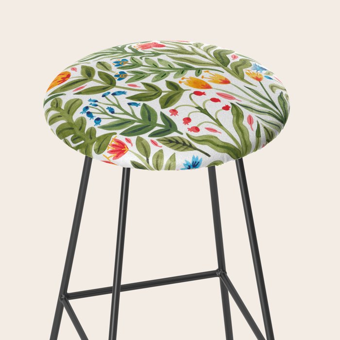 Blooming Flowers Stool Gallery Image 2