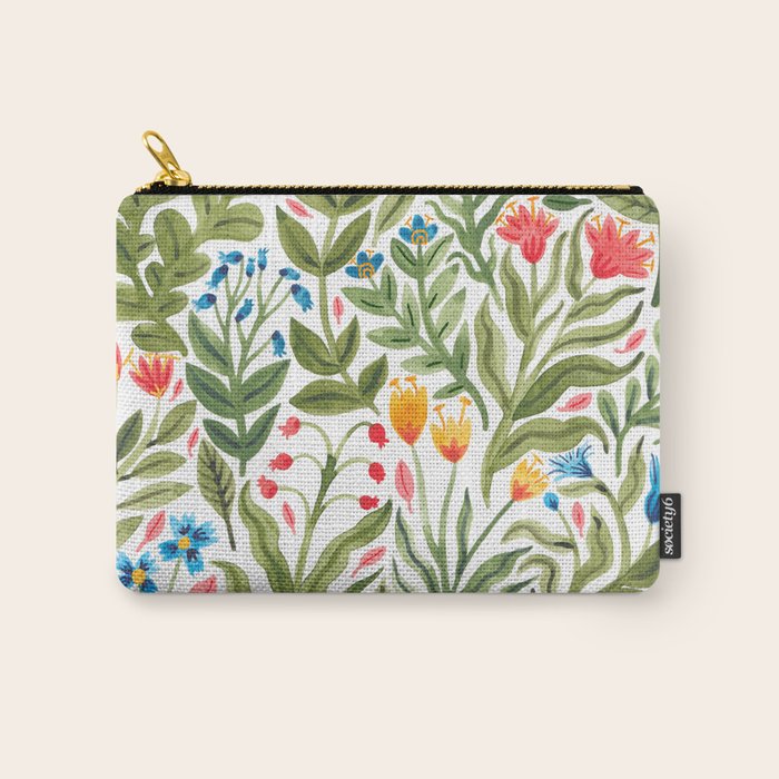 Blooming Flowers Carry All Pouch Gallery Image 1