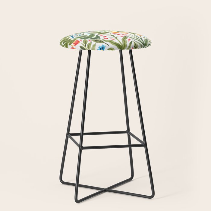 Blooming Flowers Stool Gallery Image 1