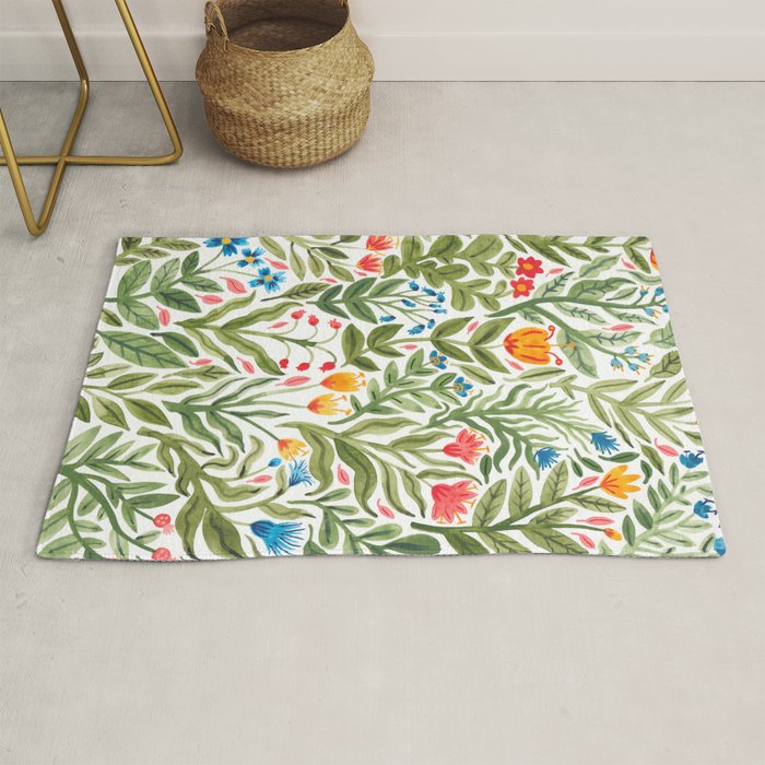 Blooming Flowers Rug Gallery Image 1