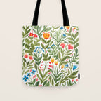 Blooming Flowers Tote Bag Gallery Image 1