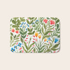 Blooming Flowers Bath Mat Gallery Image 1