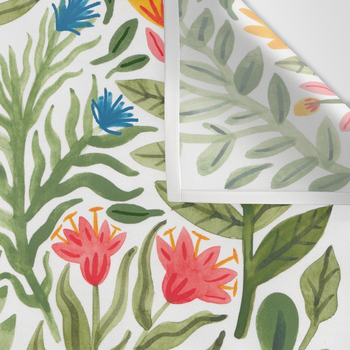 Blooming Flowers Wall Tapestry Gallery Image 3