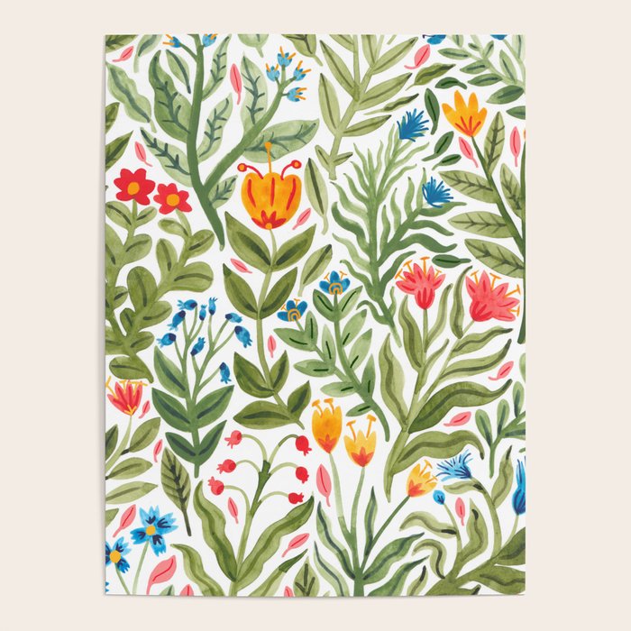 Blooming Flowers Poster Gallery Image 1