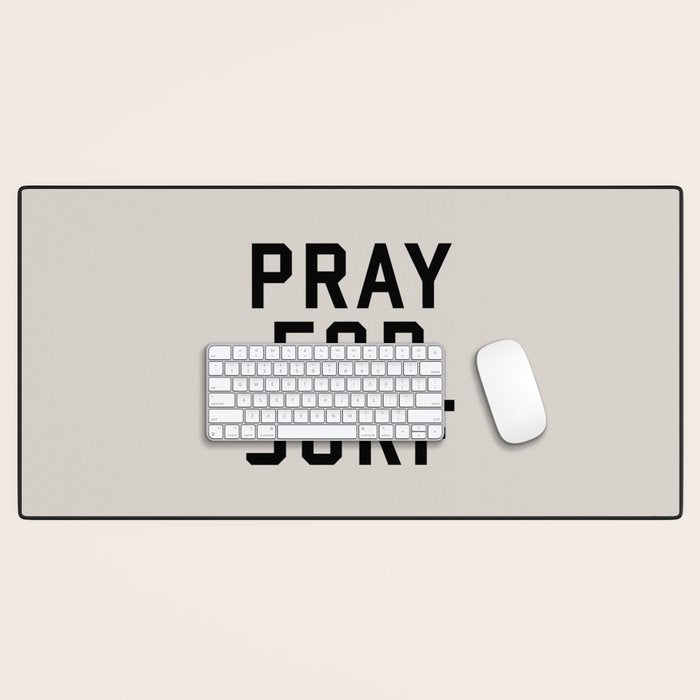 Pray For Surf Desk Mat Gallery Image 1
