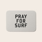 Pray For Surf Bath Mat Gallery Image 1