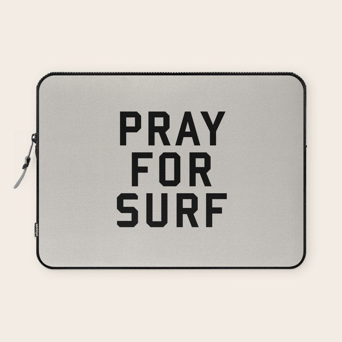 Pray For Surf Laptop Sleeve Gallery Image 1