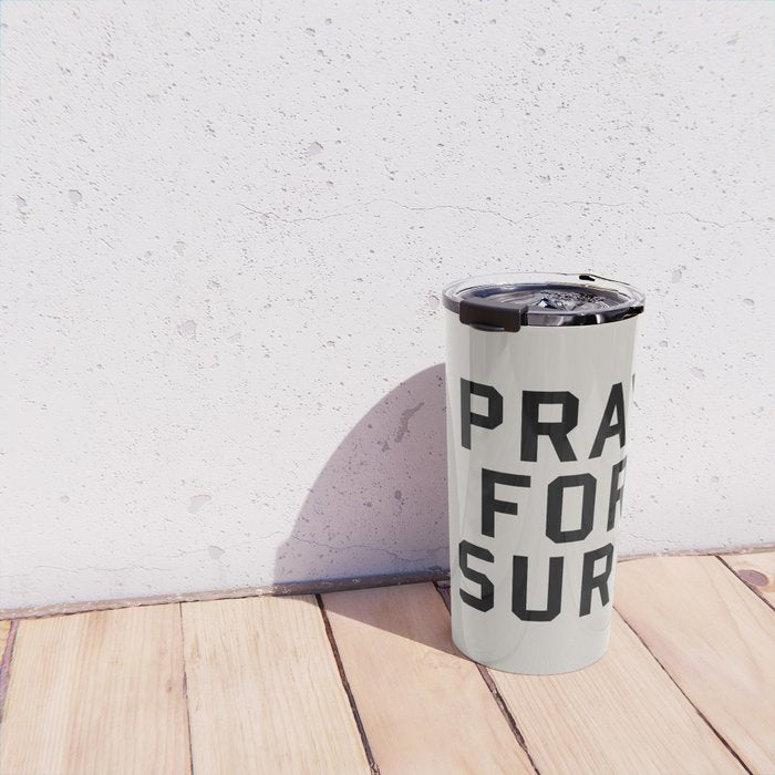 Pray For Surf Travel Mug Gallery Image 4