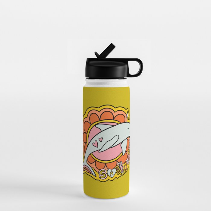 Sagittarius Dolphin Water Bottle Gallery Image 1