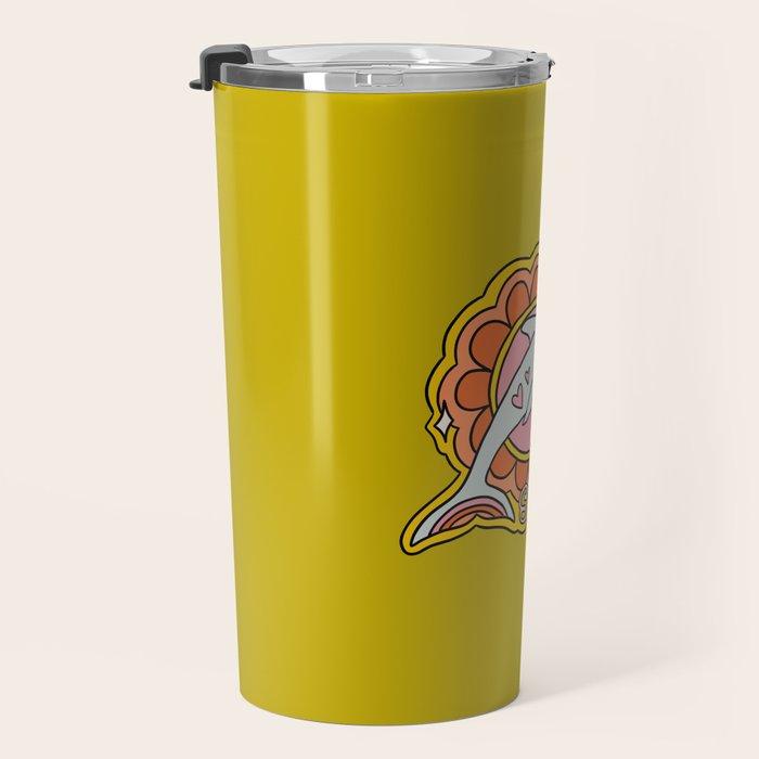 Sagittarius Dolphin Travel Mug Gallery Image 3