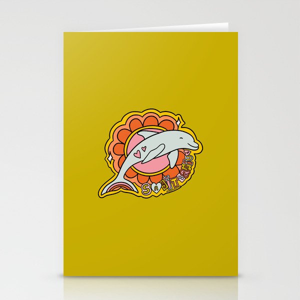 Sagittarius Dolphin Stationery Card Gallery Image 2