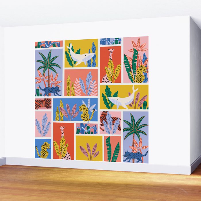 Wild and Free Wall Mural Gallery Image 2