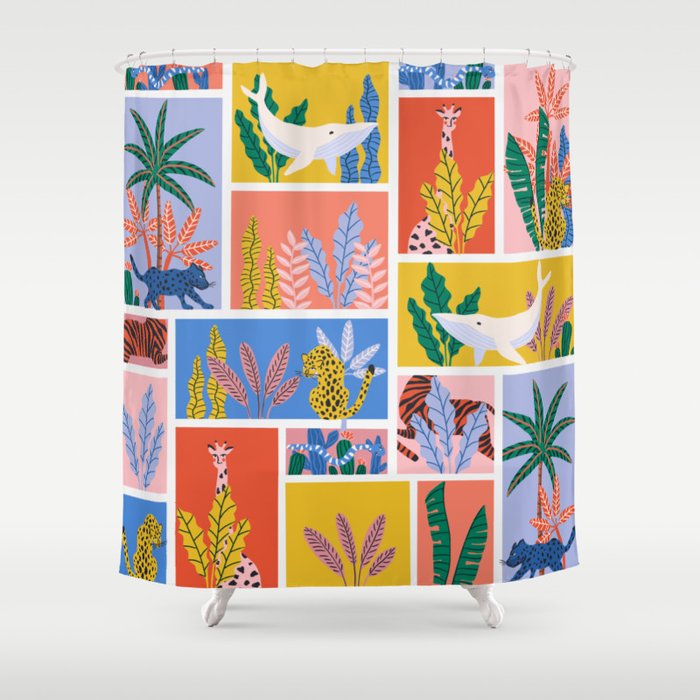 Wild and Free Shower Curtain Gallery Image 1