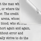 Man In The Arena Theodore Roosevelt Wall Tapestry Gallery Image 3