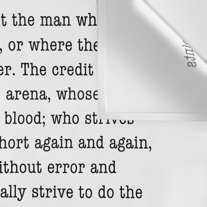 Man In The Arena Theodore Roosevelt Wall Tapestry Gallery Image 3