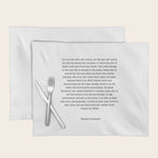 Man In The Arena Theodore Roosevelt Placemat Gallery Image 1