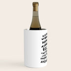 "Hope Is Not Wishful Thinking. Hope Is The Audacity To Believe" | Hand Lettered Motivational Design Wine Chiller Gallery Image 2