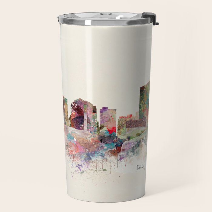 toledo ohio skyline Travel Mug Gallery Image 2