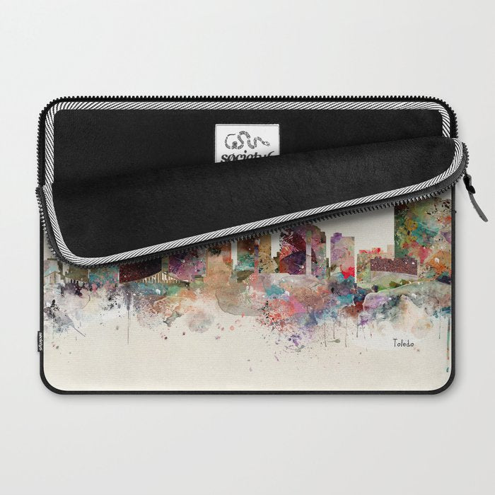 toledo ohio skyline Laptop Sleeve Gallery Image 2