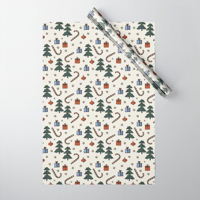 Christmas Pattern #1 Wrapping Paper Gallery Image 1