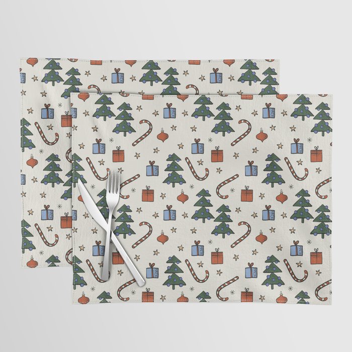 Christmas Pattern #1 Placemat Gallery Image 1