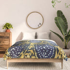 Vintage Indonesian Batik Butterfly Print Comforter Gallery Image 3