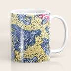 Vintage Indonesian Batik Butterfly Print Coffee Mug Gallery Image 1