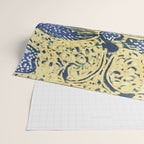 Vintage Indonesian Batik Butterfly Print Wrapping Paper Gallery Image 2