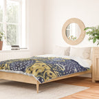 Vintage Indonesian Batik Butterfly Print Duvet Cover Gallery Image 2