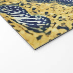 Vintage Indonesian Batik Butterfly Print Welcome Mat Gallery Image 2