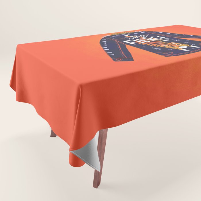 Stay Fierce Tiger Jacket Tablecloth Gallery Image 1