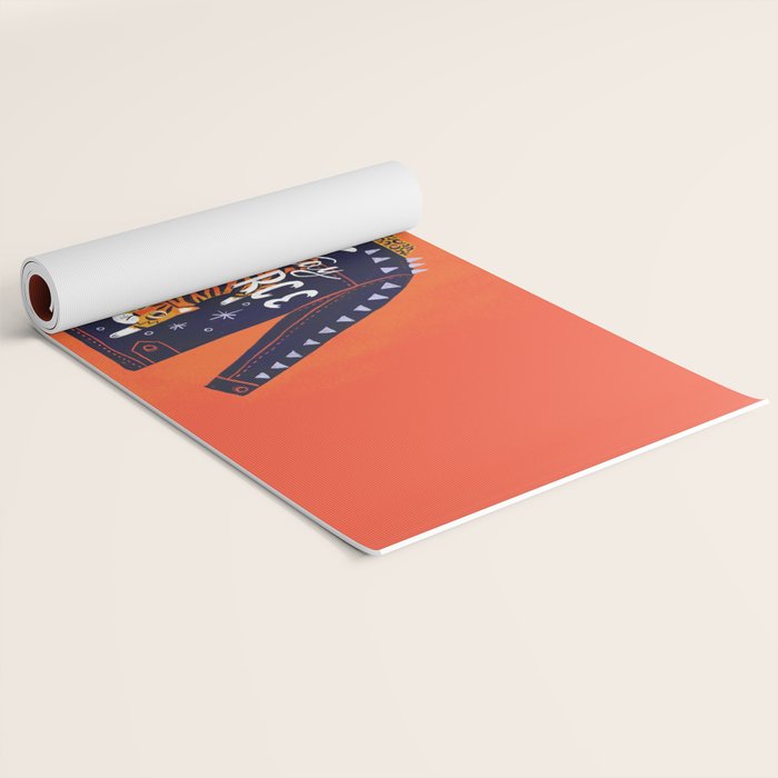 Stay Fierce Tiger Jacket Yoga Mat Gallery Image 2