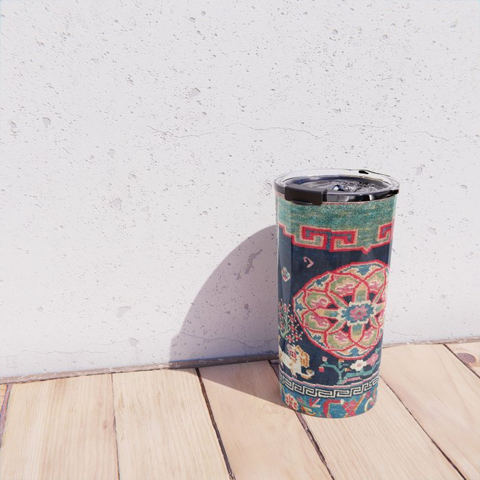 Shigatse Makden South Tibetan Buddhist Saddle Cover Print Travel Mug Gallery Image 4