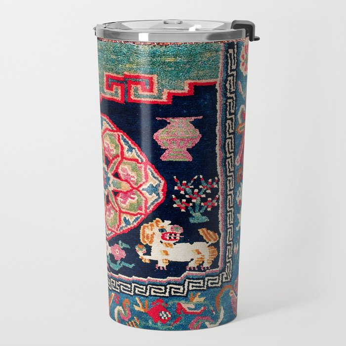 Shigatse Makden South Tibetan Buddhist Saddle Cover Print Travel Mug Gallery Image 2