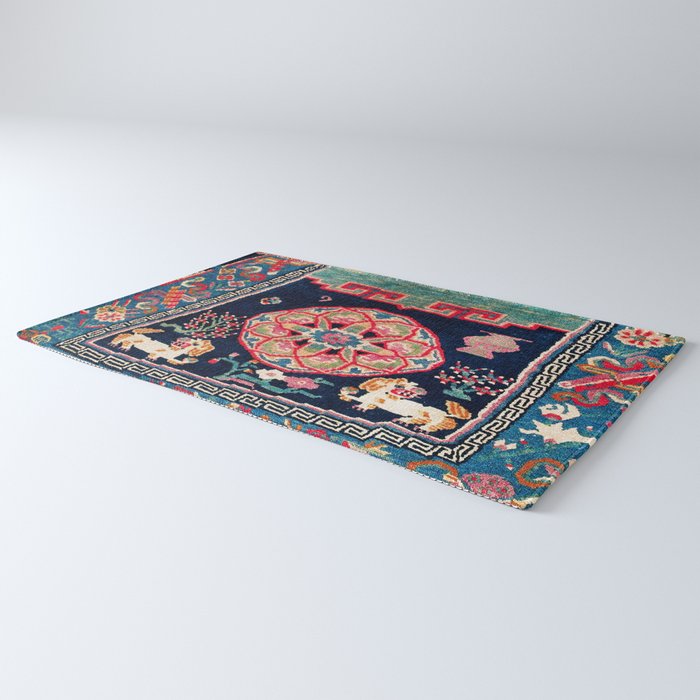 Shigatse Makden South Tibetan Buddhist Saddle Cover Print Rug Gallery Image 3