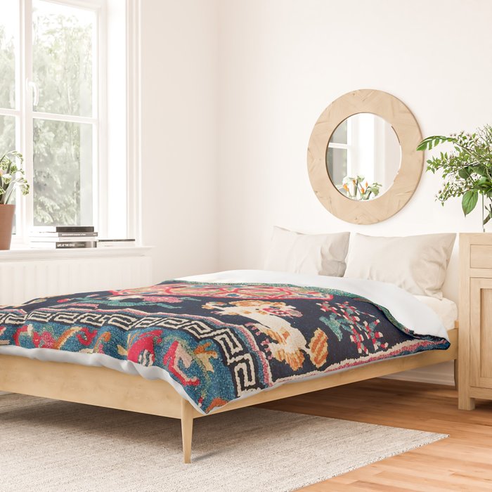 Shigatse Makden South Tibetan Buddhist Saddle Cover Print Duvet Cover Gallery Image 2