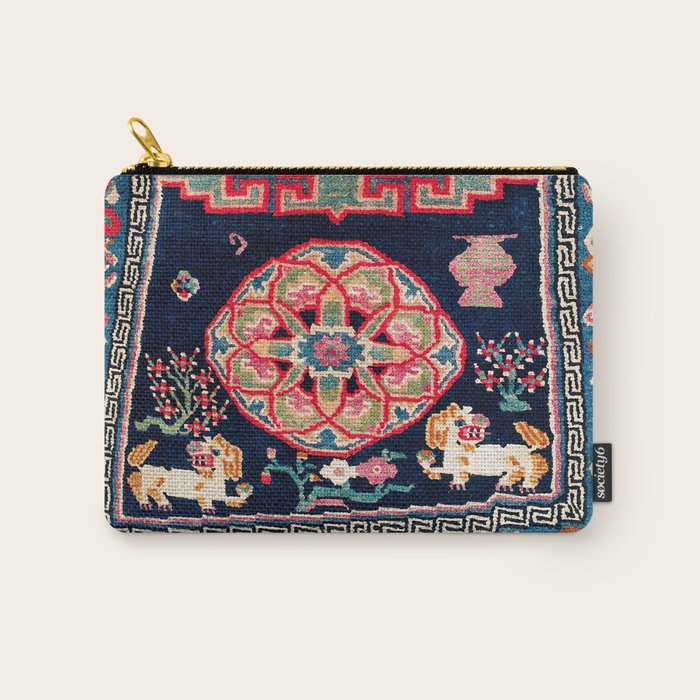 Shigatse Makden South Tibetan Buddhist Saddle Cover Print Carry All Pouch Gallery Image 1