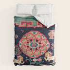Shigatse Makden South Tibetan Buddhist Saddle Cover Print Duvet Cover Gallery Image 6