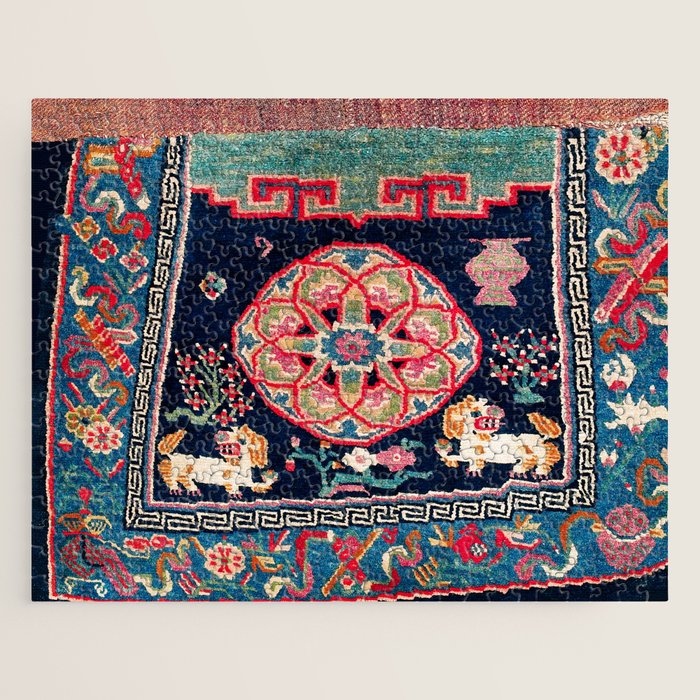Shigatse Makden South Tibetan Buddhist Saddle Cover Print Jigsaw Puzzle Gallery Image 1