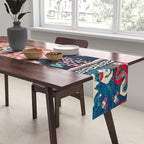 Shigatse Makden South Tibetan Buddhist Saddle Cover Print Table Runner Gallery Image 2