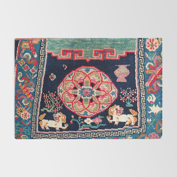 Shigatse Makden South Tibetan Buddhist Saddle Cover Print Rug Gallery Image 2