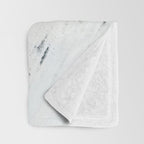 Armor [8]: a minimal abstract piece in black white and gold by Alyssa Hamilton Art Throw Blanket Gallery Image 3