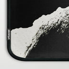 Armor [8]: a minimal abstract piece in black white and gold by Alyssa Hamilton Art Laptop Sleeve Gallery Image 3