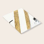 Armor [8]: a minimal abstract piece in black white and gold by Alyssa Hamilton Art Notebook Gallery Image 2