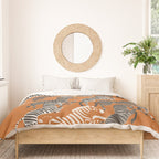 Zebra Race Duvet Cover Gallery Image 3